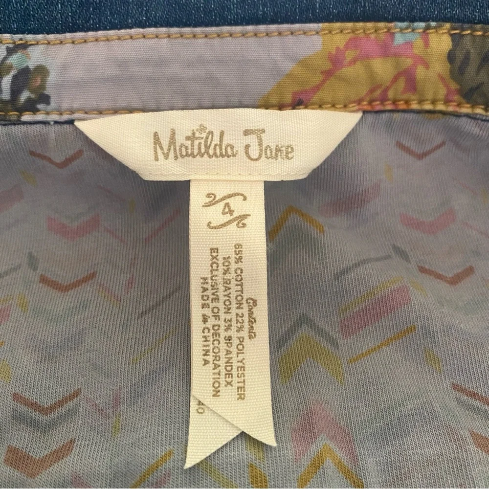 Matilda Jane Girls Denim Ruffles Vest